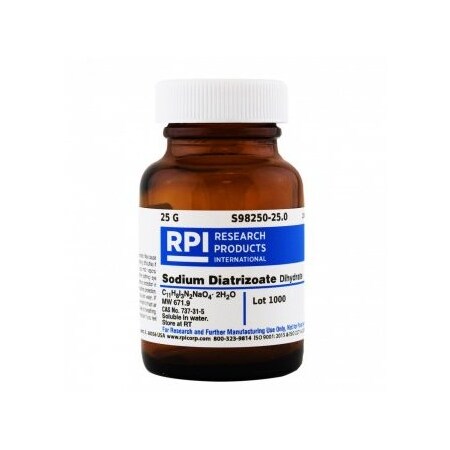 Rpi Sodium Diatrizoate Dihydrate, 25 G S98250-25.0